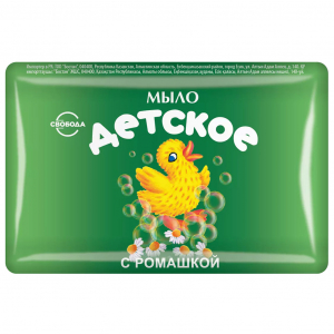 Мыло туалетное твердое детское 