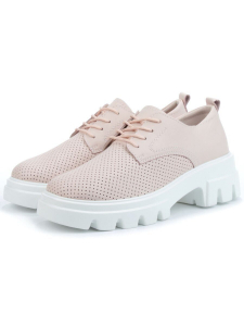 03-HY11-4D LT. PINK Полуботинки женские (натуральная кожа)