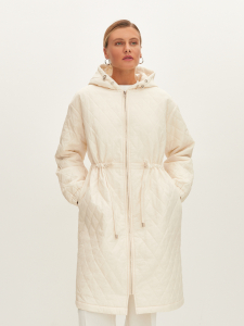 Стеганное пальто