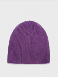Комплект шапка-шарф фиолетовые