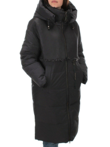 C1041 DK.GRAY Пальто зимнее женское (200 гр .холлофайбер)