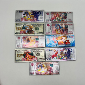 Магниты на холодильник - Деньги с пожеланиями 15х6 см 24 шт в уп (арт. ZF-7)