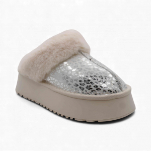 Угги (тапочки) на меху L160 бежевые