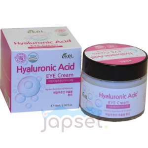 Ekel Eye Cream Крем для кожи вокруг глаз увлажняющий и омолаживающий с гиалуроновой кислотой, для всех типов кожи, 70 мл