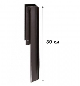 Угловой элемент металлический 30 см для грядок ДПК «Holzhof»