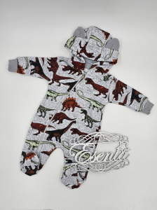 Комбинезон с капюшоном для малышей