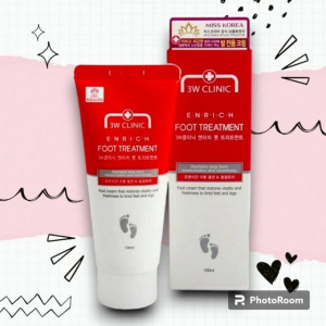 3W CLINIC Крем для ног Enrich Foot Treatment, 100мл