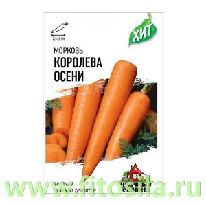 Морковь Королева Осени 1,5 г ХИТ х3 (семена для проращивания)