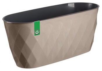 Балконный ящик «Laurel» 5л с дренажной вставкой (бежевый)