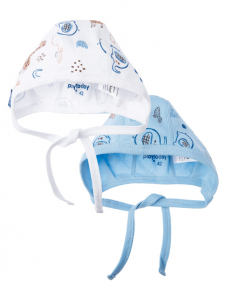 Чепчик для мальчика, 2 шт. в комплекте