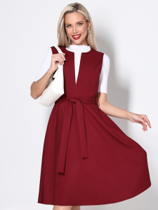 Сарафан Базовый сценарий, бордо