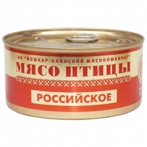 Консервы мясные Мясо птицы  Российское №8, 325 г