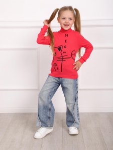 Зимка - водолазка малина