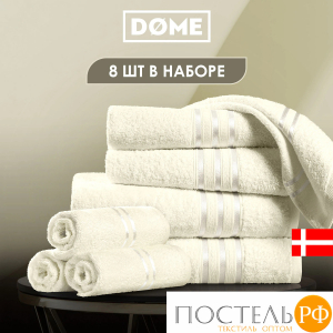 ГАРМОНИКА мол К-т Полотенец 30х50-4/50х80-2/70х130-2, 8 пр., 100% хл, 440 гр/м2