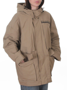 3106 DK. BEIGE Куртка демисезонная женская (100 гр. холлофайбер)