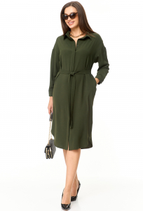 Платье Taita plus 2332 хаки