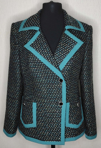 Жакет Bazalini 4537 зелено-черный