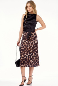 Юбка Lady Line 558 леопард