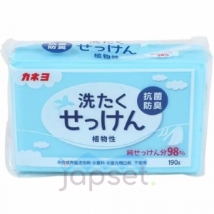 Kaneyo Laundry Soap Мыло для удаления стойких загрязнений, антибактериальное, дезодорирующее, 190 гр