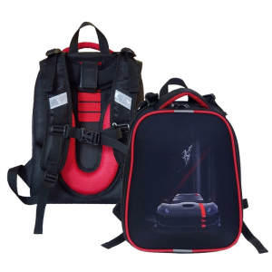 Рюкзак каркасный школьный 38 х 30 х 16 см, эргономичная спинка, Stavia 