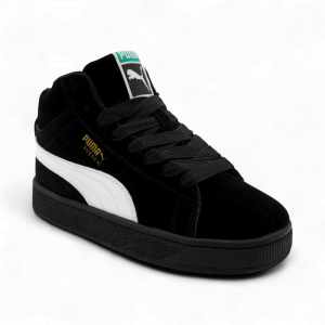 Кроссовки на меху В66-6 черные п/п