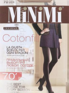 Колготки женские Cotone 70 XXL MiNiMi Дроп
