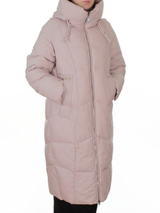 8855 PINK POWDER Пальто зимнее женское (200 гр. холлофайбер)