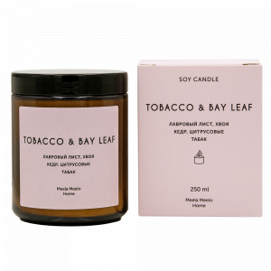 Свеча «Tobacco & bay leaf»