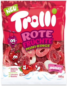 Жевательный мармелад Trolli (ягоды, йогурт) 150 г