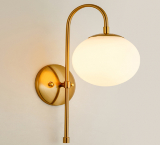 299-226 Бра диам 15 см, выс. 42 см (х1)Стекло+метал