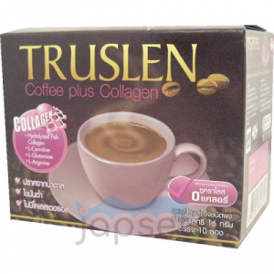 Truslen Cofee Plus Collagen Напиток кофейный, Труслен  Кофе Плюс Коллаген, 10х16 гр, 160 гр