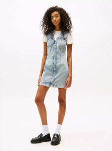 Tommy Jeans Sleeveless Denim Mini Dress