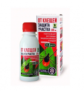 Чист.дом д/защит.участ.от клещ100мл