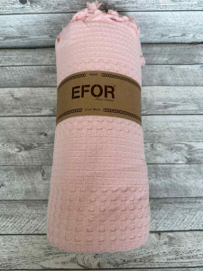 Покрывало EFOR пике SACAKLI 220*240 розовый GULKURUSU