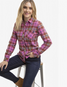 FLANNEL PLAID LONG SLEEVE SHIRT