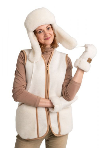 Жилет без воротника 