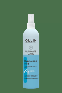 Сыворотка OLLIN ULTIMATE CARE Увлажняющая двухфазная для волос с гиалуроновой кислотой 250мл