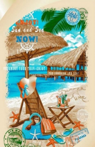 Полотенце пляжное 