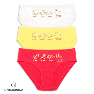 GULB3281/1(3) трусы для девочек (3 шт в кор.)