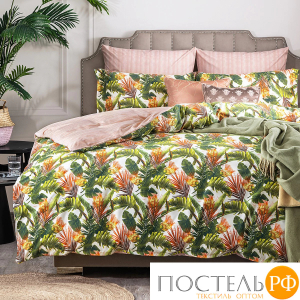 CASSIA БЕЛЕН КПБ 145х215-1/180х220-1/50х70-2, 4 пр.,бамб/хл C