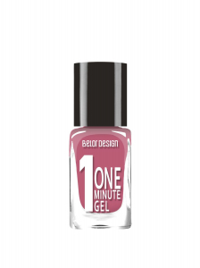 Лак для ногтей One minute gel BelorDesign коричневый 217 красное дерево