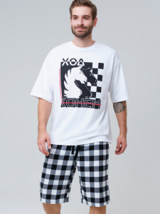 Комплект мужской: футболка, шорты