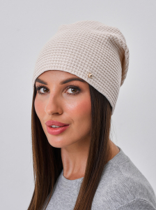Шапка двойная с кашемиром ESW 25507