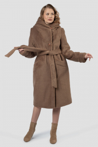 02-3280 Пальто женское утепленное (пояс)