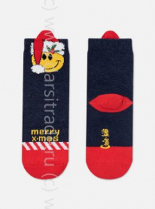 Носки детские 23С-64СП 952 Новогодние Conte Kids [4шт] Дроп махровые