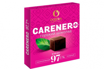 «O'Zera», шоколад Carenero Superior, содержание какао 97,7%, 90 г