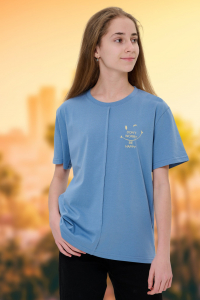 футболка для девочки Д 0130-07 -50%