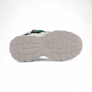 Кроссовки А7010-8 бело зеленые