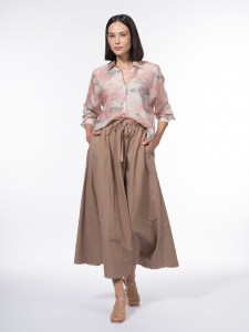 Легкая юбка из хлопковой ткани