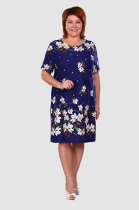 Королева - туника синий